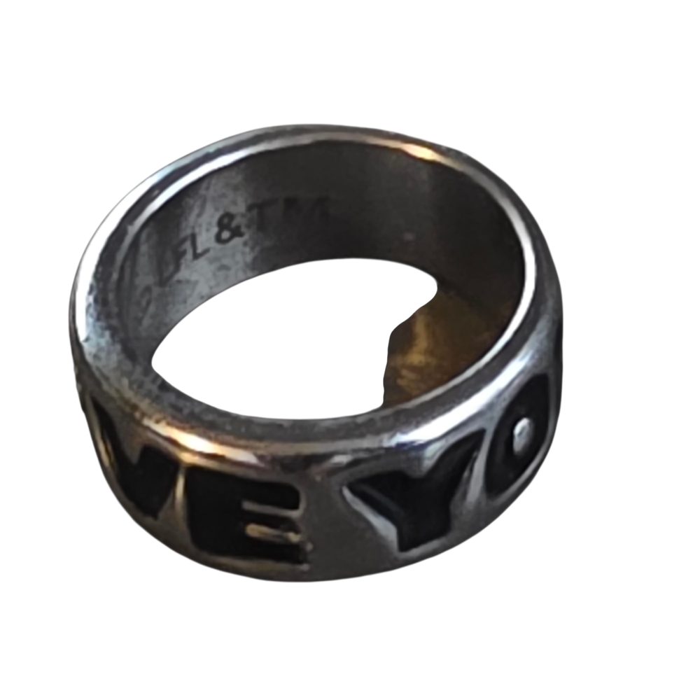 Silver I Love You Ring